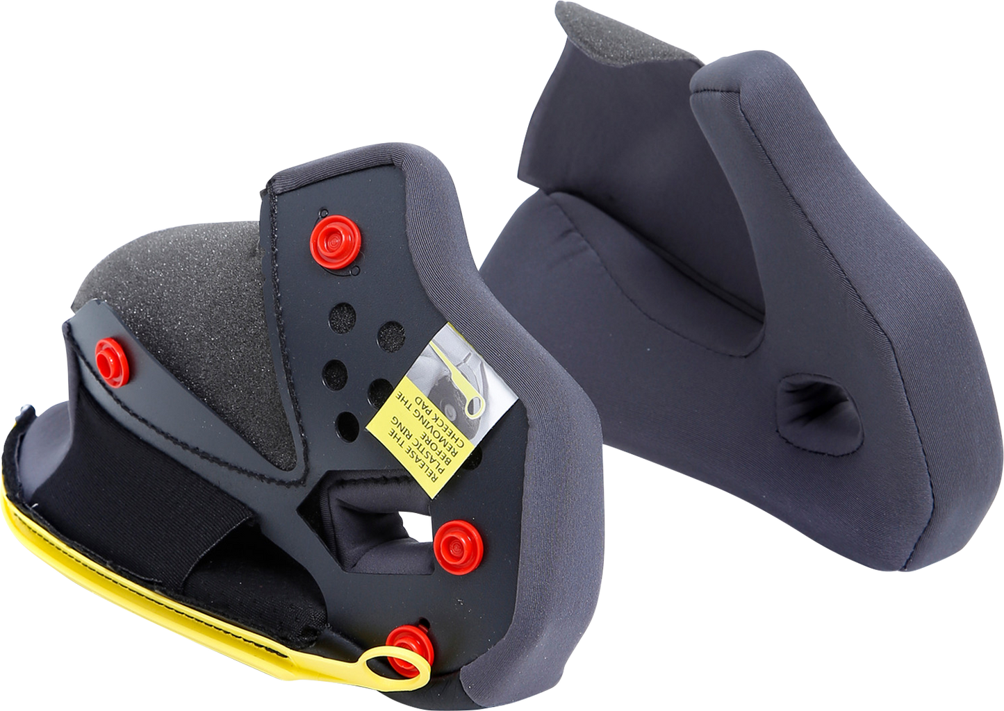 AGV Tourmodular Cheek Pads - Gray/Black - 2XL 20KIT93039629