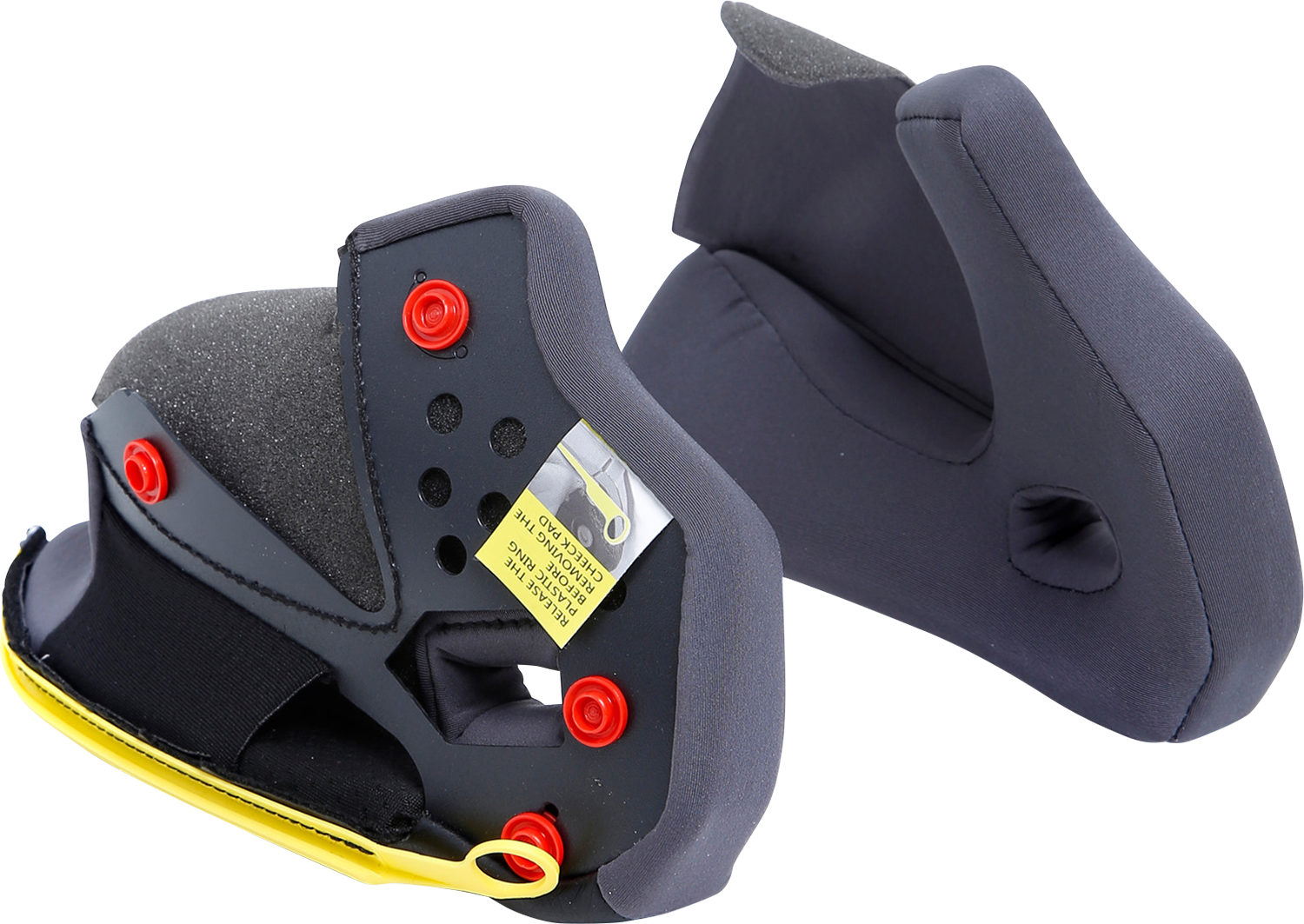AGV Tourmodular Cheek Pads - Gray/Black - 2XL 20KIT93039629