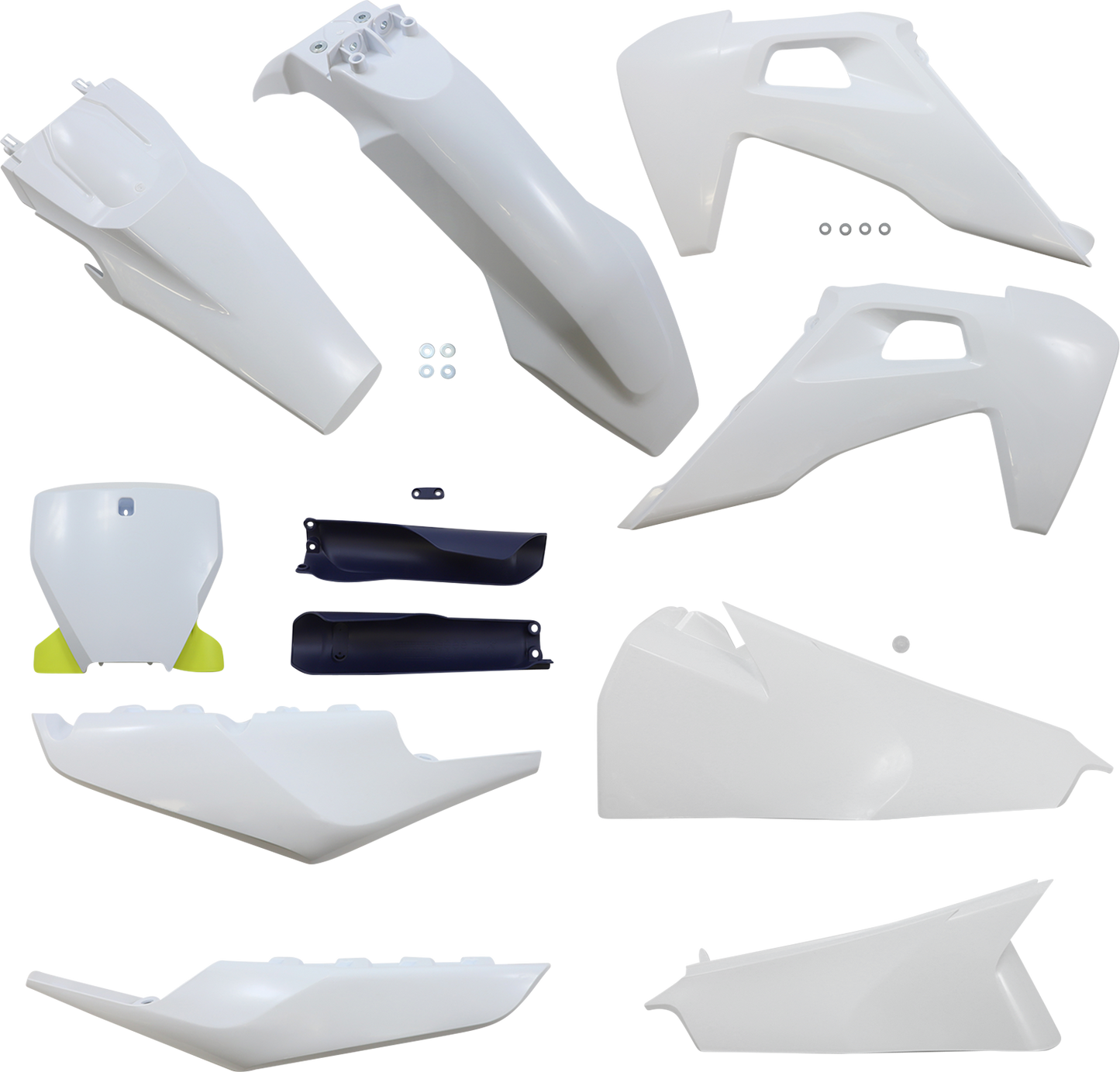 ACERBIS Full Body Kit - '22 OEM White/Black/Yellow - Husqvarna '19-'22 2726557428