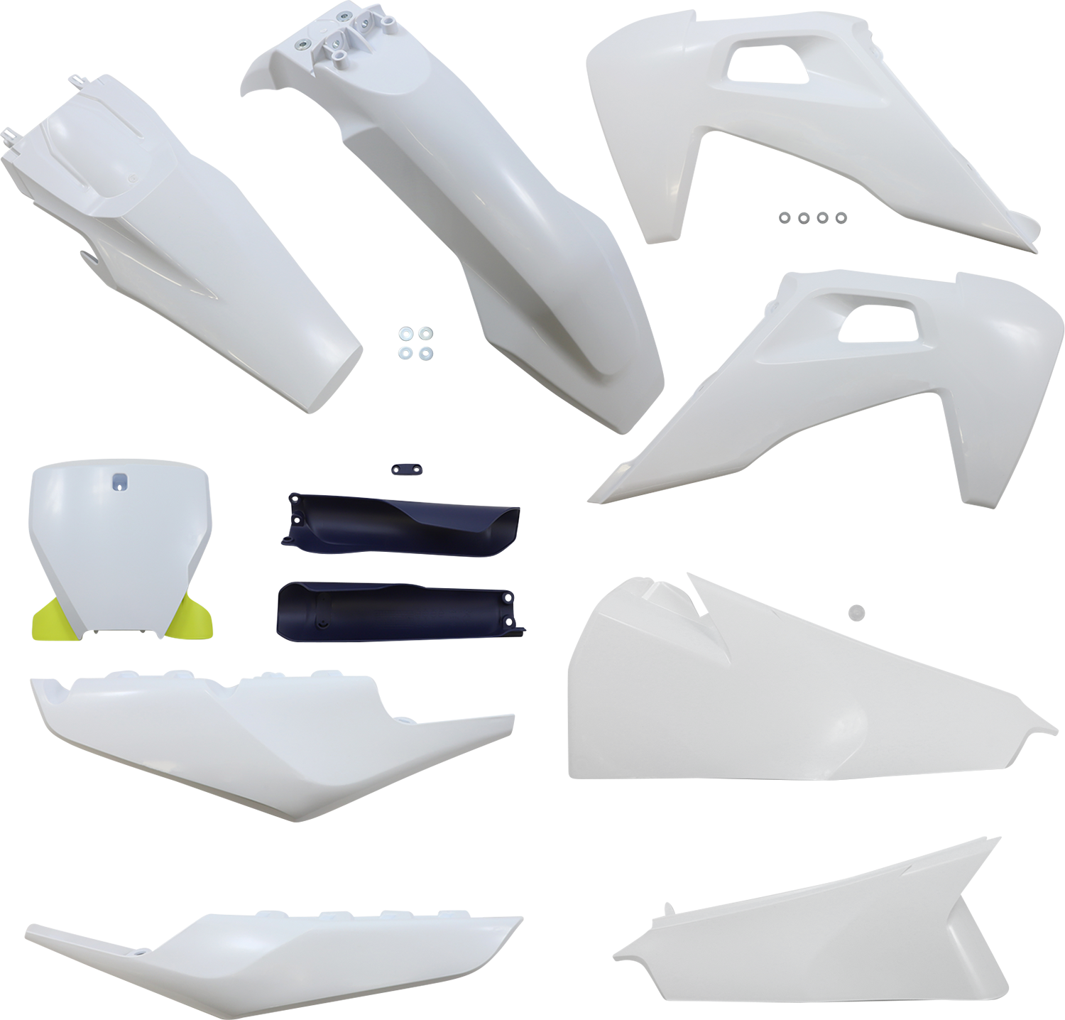 ACERBIS Full Body Kit - '22 OEM White/Black/Yellow - Husqvarna '19-'22 2726557428