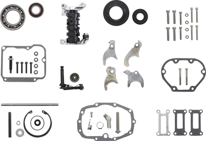 BAKER DRIVETRAIN Gear Set - Overdrive/6-Speed - Polished - '02-'06 Touring OD6-404P2-02