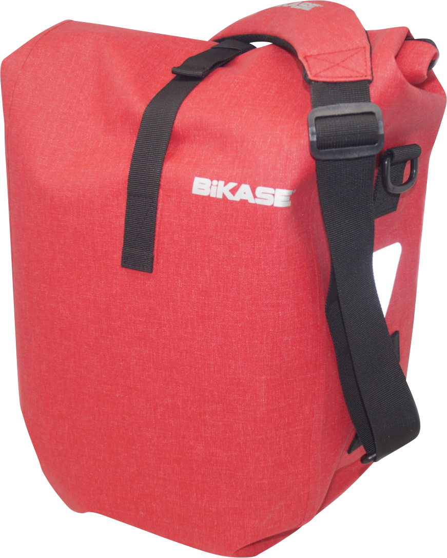 BIKASE Reggie 2 Bag - Pannier - Red 2039R