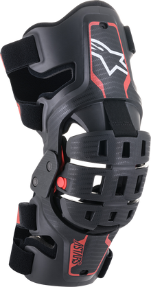 ALPINESTARS Youth Bionic 5S Knee Braces - Black/Red 6540520-13