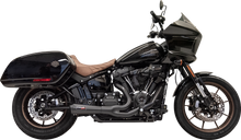 BASSANI XHAUST The Ripper Short Road Rage 2-into-1 Exhaust System - Black 1S74B