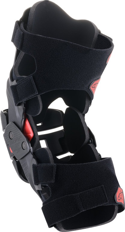 ALPINESTARS Youth Bionic 5S Knee Braces - Black/Red 6540520-13