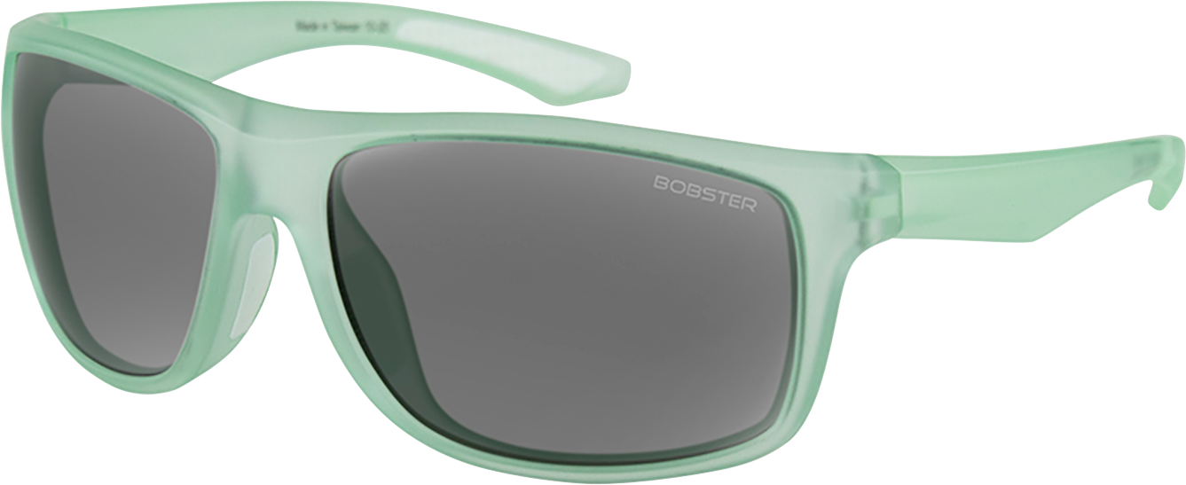 BOBSTER Luna Sunglasses - Matte Crystal Jade - Gray Gradient Lens BLUN102