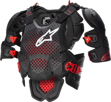 ALPINESTARS A-10 v2 Full Roost Guard - Black/Red - XS/S 6700523-1431-XS