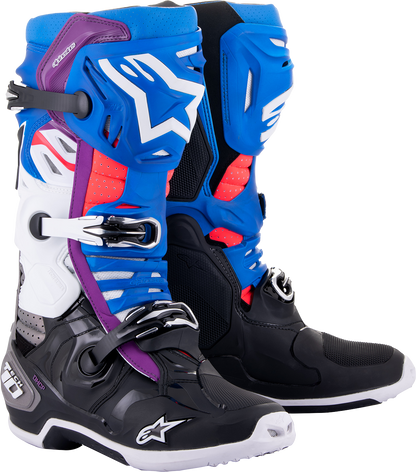 ALPINESTARS Tech 10 Supervented Boots - Blue/Black/White - US 9 / EU 43 2010520-1792-9