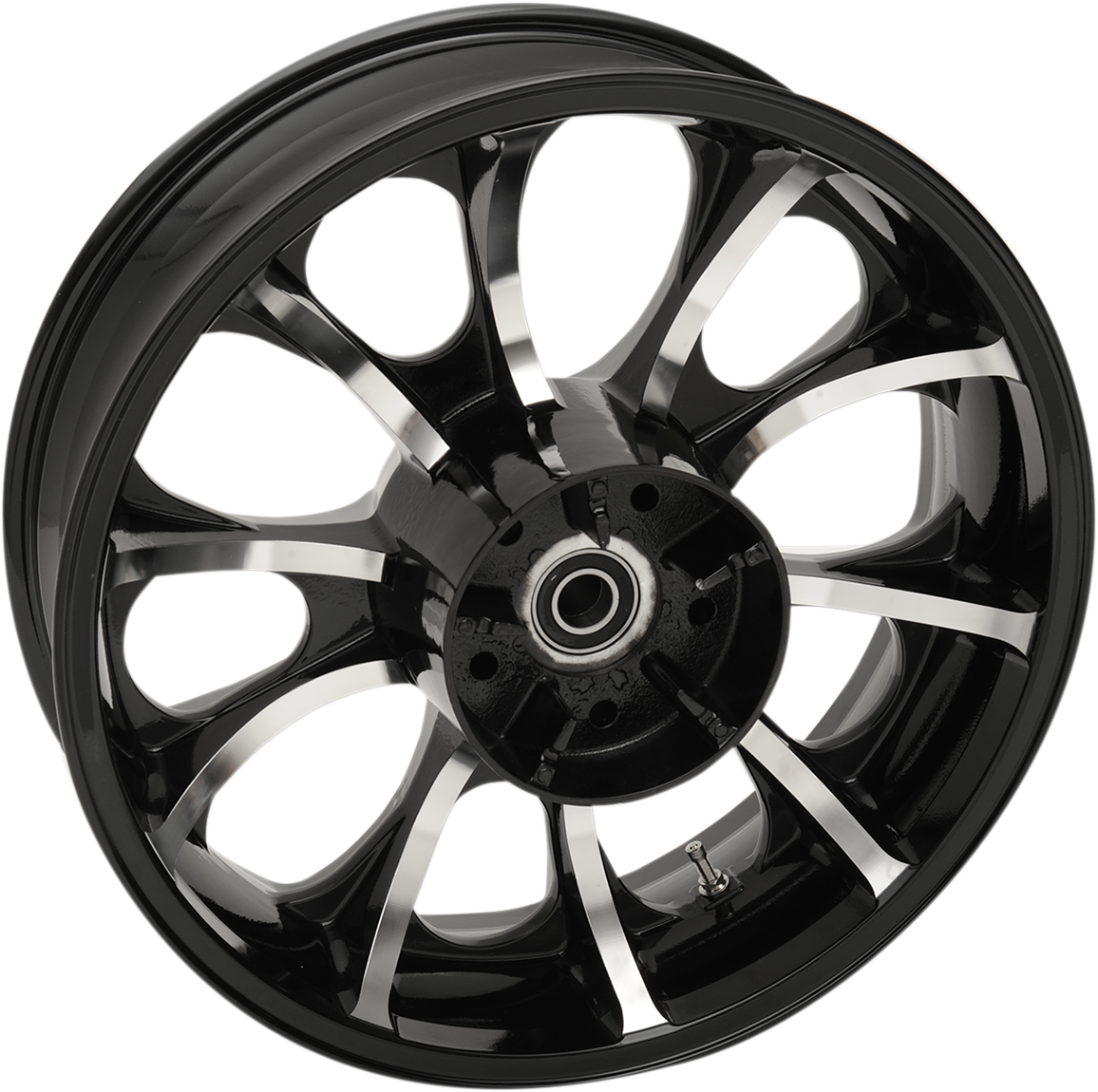COASTAL MOTO Wheel - Largo 3D - Rear - Single Disc/with ABS - Black Cut - 18x5.5 3D-LGO185BCABST
