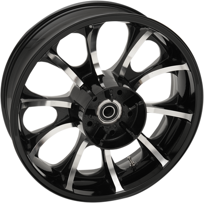 COASTAL MOTO Wheel - Largo 3D - Rear - Single Disc/with ABS - Black Cut - 18x5.5 3D-LGO185BCABST