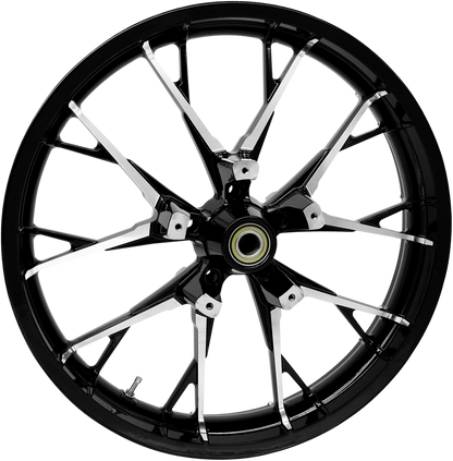 COASTAL MOTO Wheel - Marlin - Front - Dual Disc/with ABS - Black Cut - 21x3.5 3D-MAR213BCABST