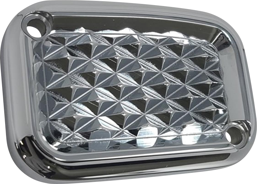 COVINGTONS Master Cylinder Cover - Clutch - Diamondback - Chrome C3068-C