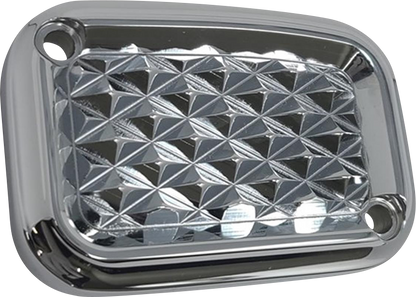 COVINGTONS Master Cylinder Cover - Clutch - Diamondback - Chrome C3068-C
