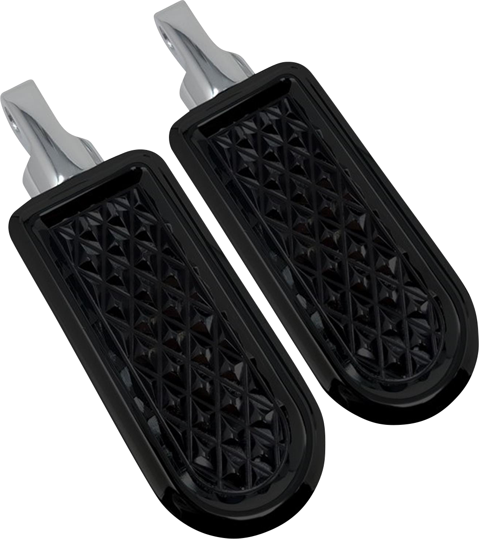 COVINGTONS Foot Pegs - Diamondback - Black C3043-B
