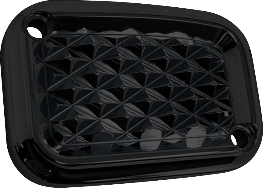 COVINGTONS Master Cylinder Cover - Clutch - Diamondback - Black C3058-B