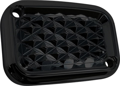 COVINGTONS Master Cylinder Cover - Clutch - Diamondback - Black C3058-B