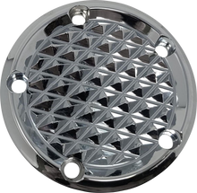 COVINGTONS Points Cover - Diamondback - Chrome - Twin Cam C3093-C