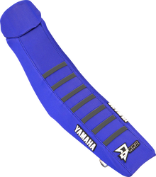 D'COR VISUALS Seat Cover - Blue w/ Dark Gray Ribs - YZ '22-'26 30-50-145