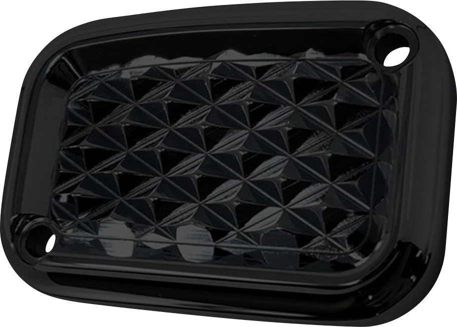 COVINGTONS Master Cylinder Cover - Brake - Front - Diamondback - Black C3076-B