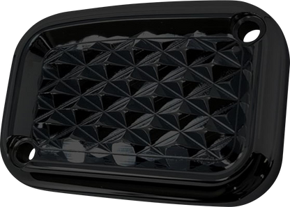 COVINGTONS Master Cylinder Cover - Brake - Front - Diamondback - Black C3076-B