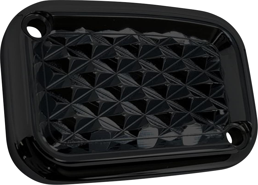 COVINGTONS Master Cylinder Cover - Clutch - Diamondback - Black C3078-B