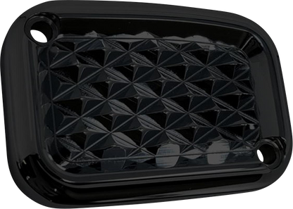COVINGTONS Master Cylinder Cover - Clutch - Diamondback - Black C3078-B