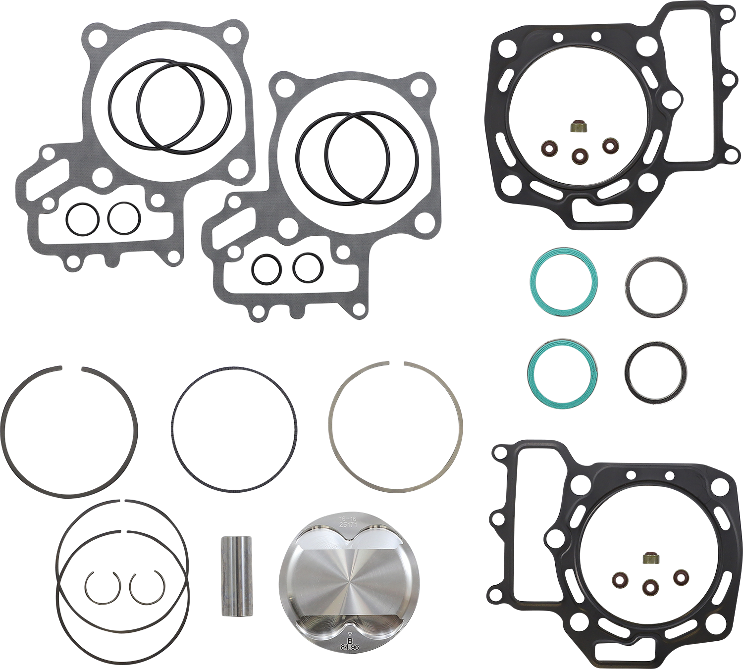 CYLINDER WORKS Cylinder Kit - High Compression - 85.00 mm - Kawasaki CW30013K03HC