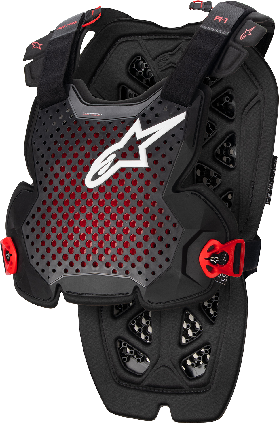 ALPINESTARS A-1 Pro Chest Guard - Anthracite/Black/Red - XL/2XL 67001231431XL2X