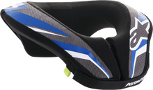 ALPINESTARS Youth Sequence Neck Roll - Black/Anthracite/Blue - L/XL 6741018-177-LXL