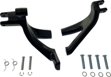 DRAG SPECIALTIES Conversion Mount - Gloss Black - FL D35-0224GB-1