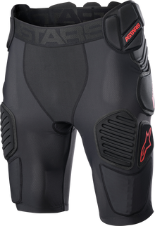 ALPINESTARS Bionic Pro Protection Shorts - Black/Red - XL 6507523-13-XL