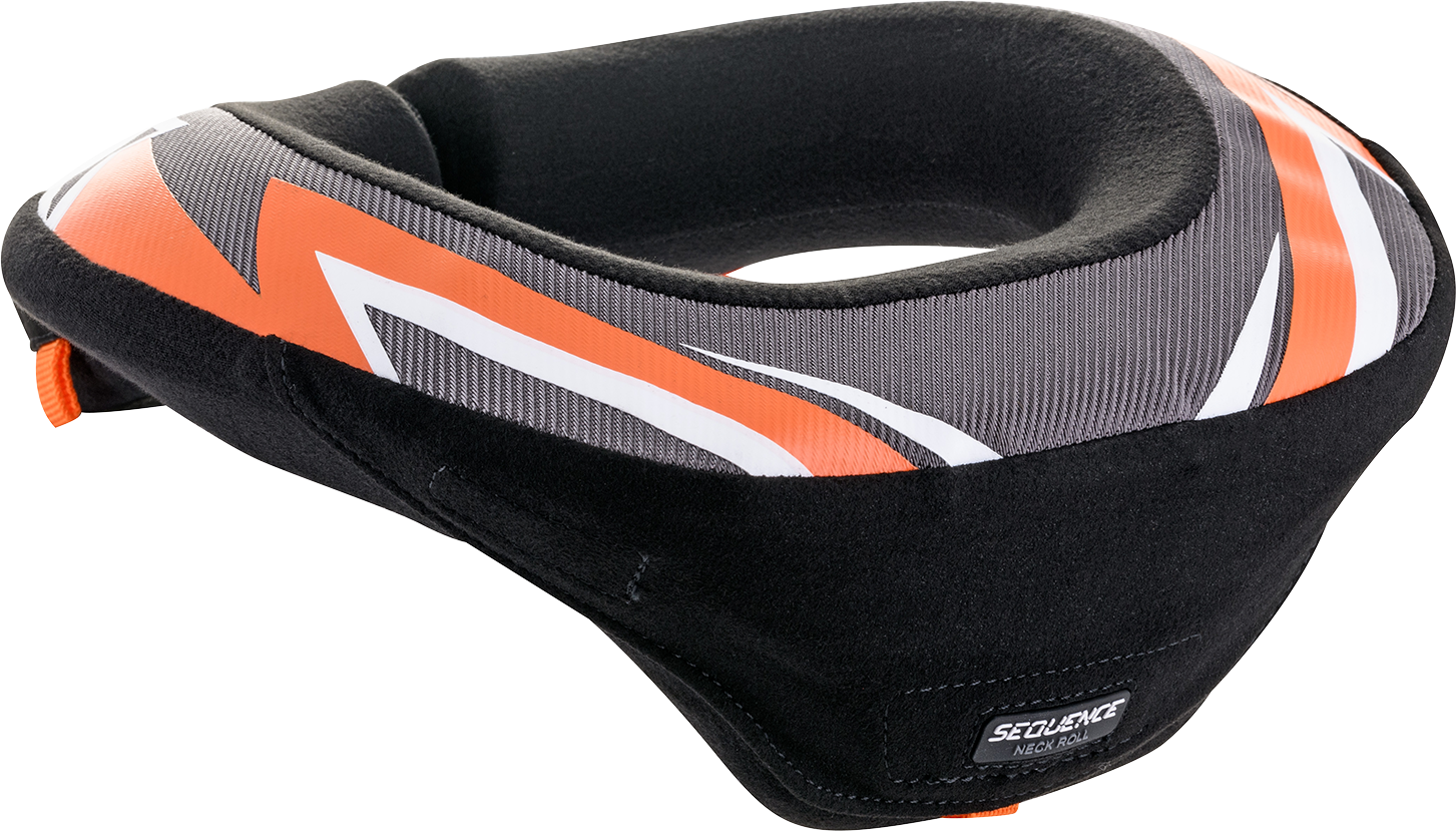 ALPINESTARS Youth Sequence Neck Roll - Black/Anthracite/Orange - L/XL 6741018-148-LXL