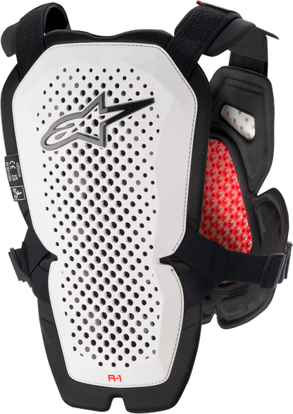 ALPINESTARS A-1 Pro Chest Guard - White/Black/Red - XL/2XL 6700123213XL2X