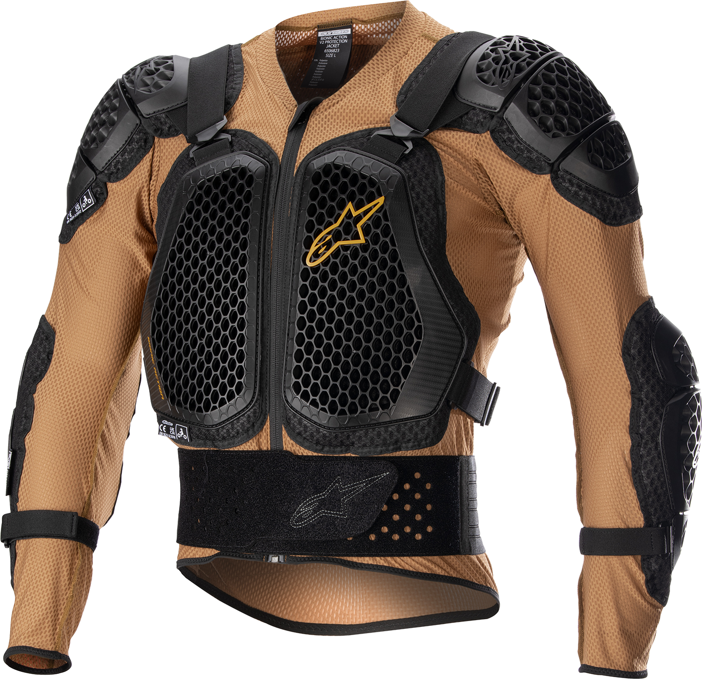 ALPINESTARS Bionic Action v2 Protection Jacket - Camel/Black - 2XL 6506823-814-2X