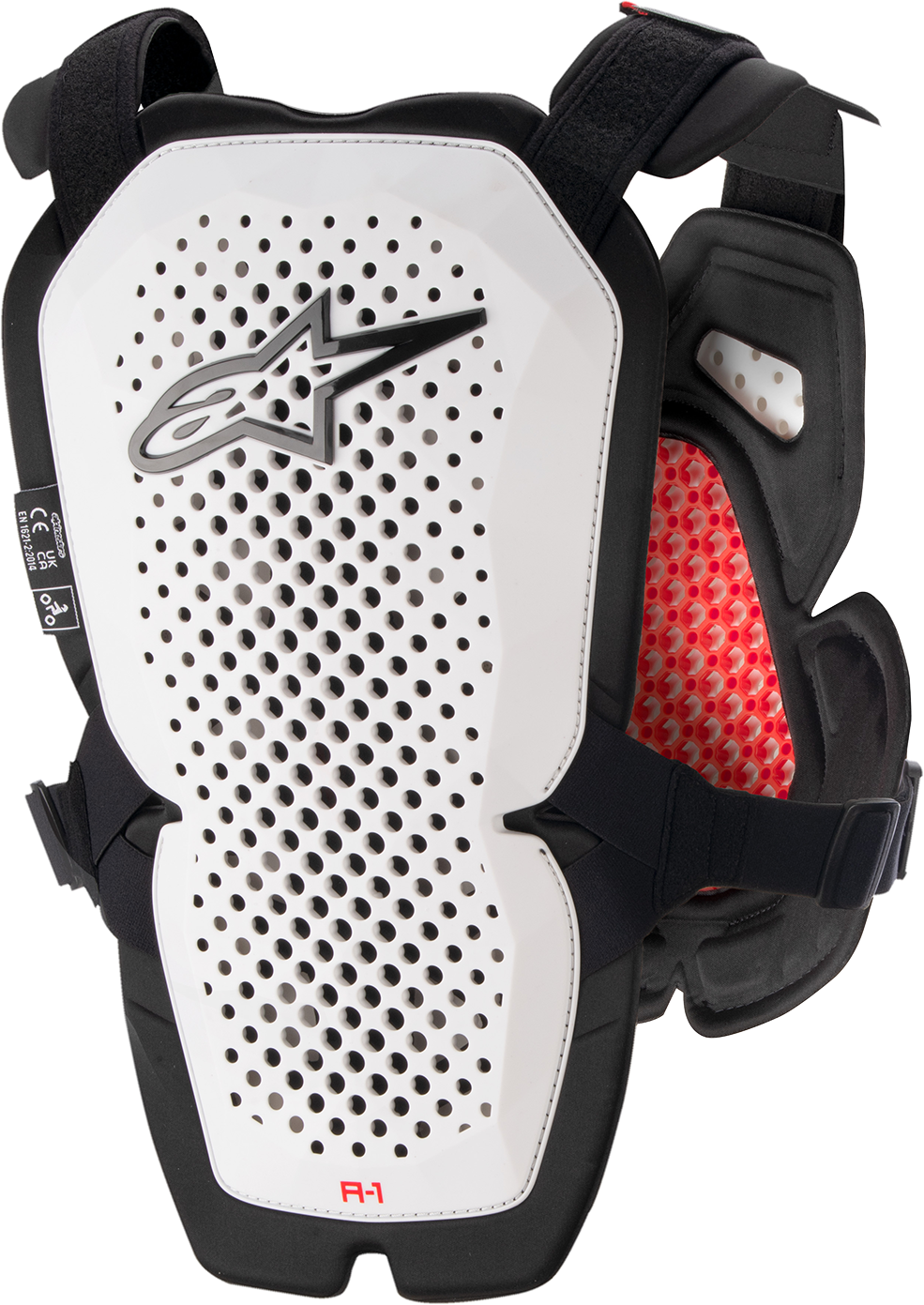 ALPINESTARS A-1 Pro Chest Guard - White/Black/Red - M/L 6700123213M/L