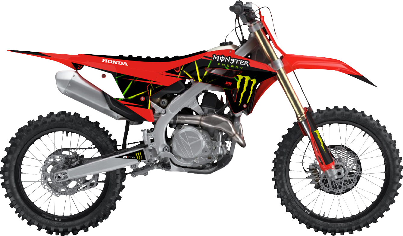D'COR VISUALS Graphic Kit - Monster Energy Slash - CRF '21-'24 20-10-136