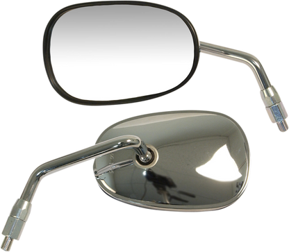 EMGO Mirror - OEM/Replacement - Rectangle - Chrome - Left - Each 20-29712
