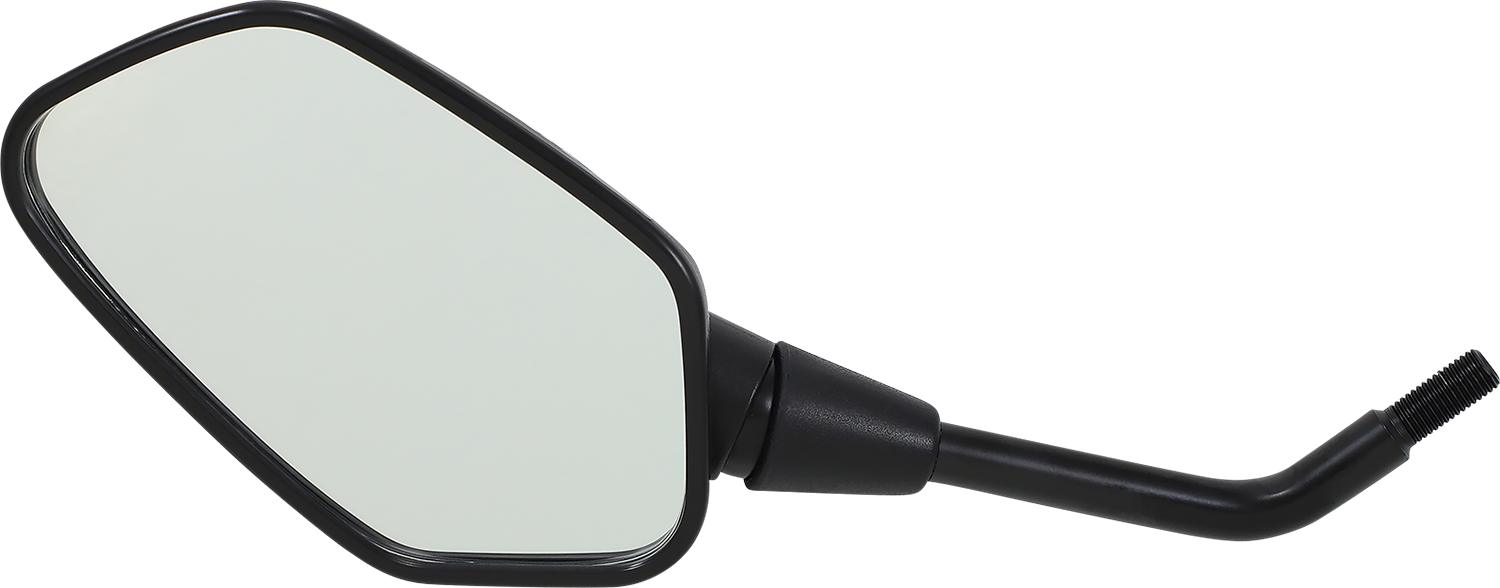 EMGO Mirror - OEM - Replacement - Side View - Pentagon - Black - Right - Each 20-30701