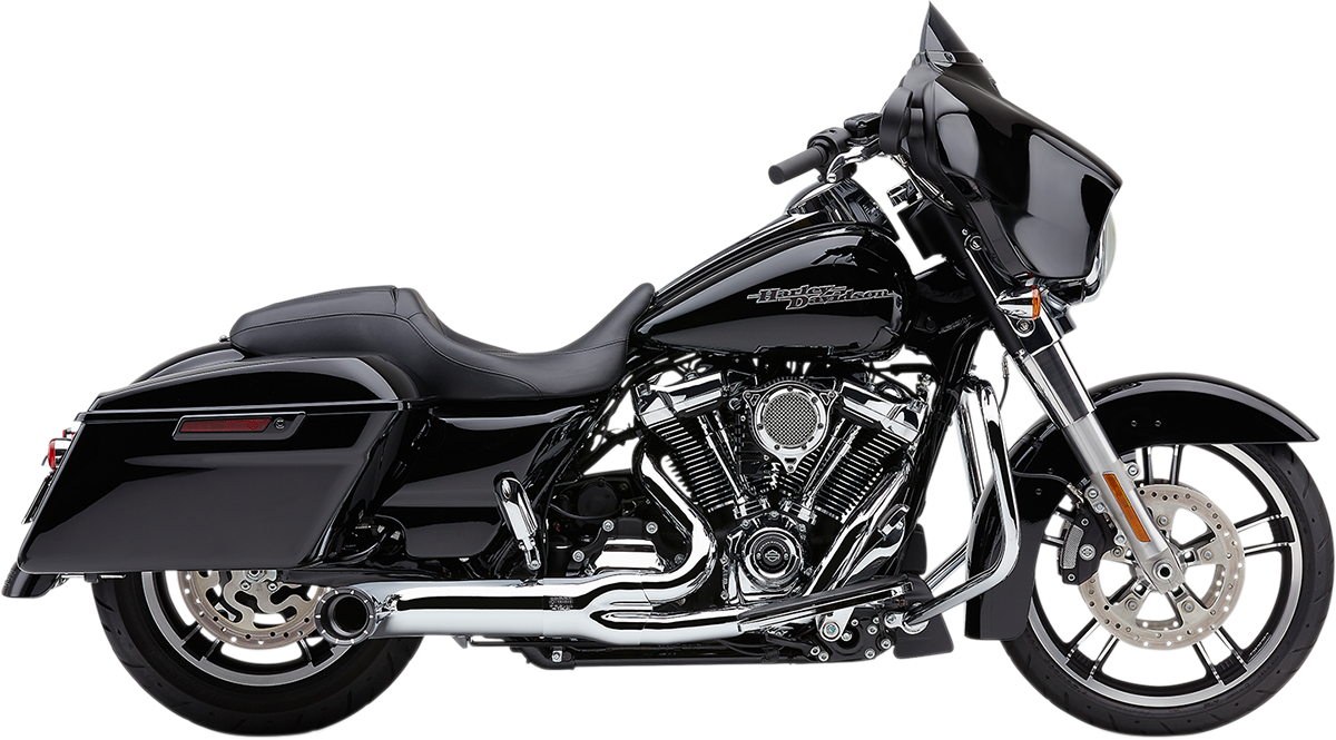 COBRA Turn Out 2-into-1 Exhaust System - Chrome 6271-1