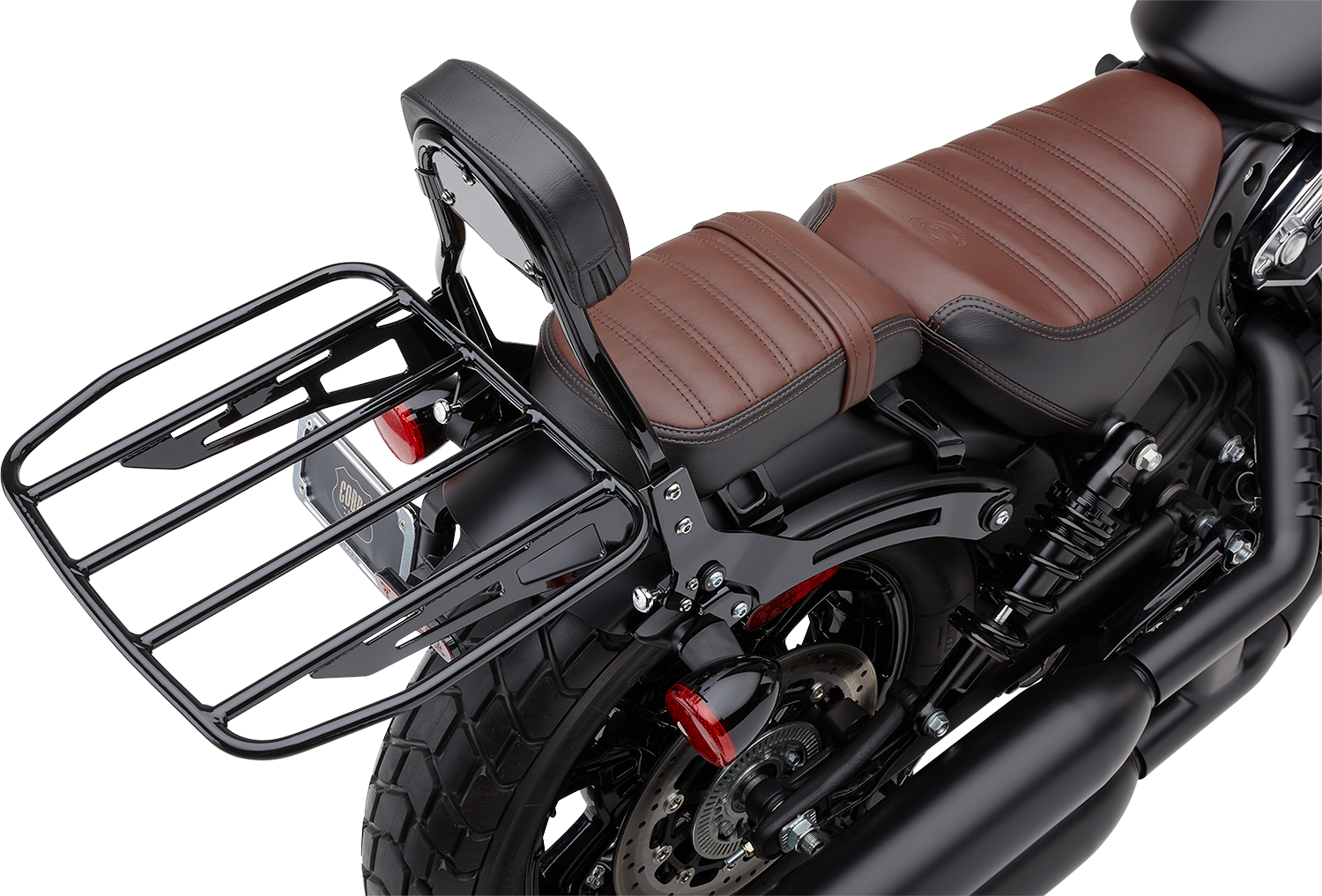 COBRA Detachable Backrest - Mini - Black - Chieftain 502-2012B