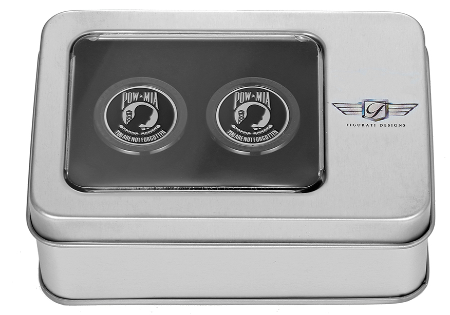 FIGURATI DESIGNS Docking Covers - POW MIA - Black FD50-DC-2730-BK