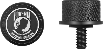 FIGURATI DESIGNS Seat Mounting Knob - Black - POW MIA FD50-SEAT KN-BK