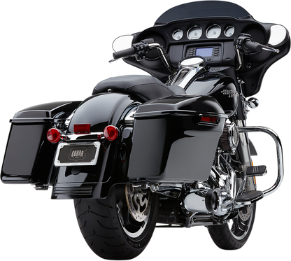 COBRA Turn Out 2-into-1 Exhaust System - Chrome 6271-1