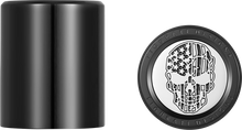 FIGURATI DESIGNS Docking Covers - American Flag Skull - Short - Contrast Cut - Black FD27-DC-2530-BK
