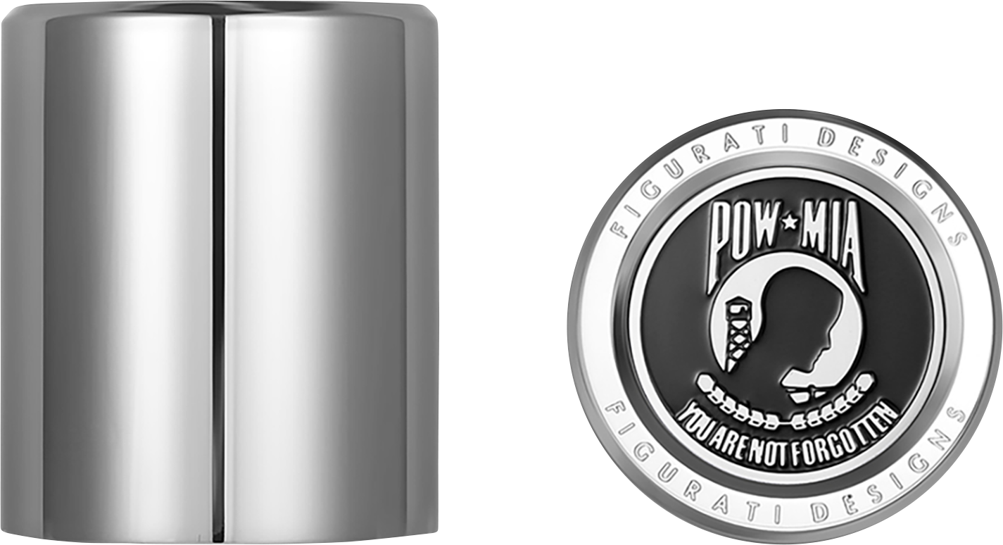 FIGURATI DESIGNS Docking Covers - POW MIA - Short - Silver FD50-DC-2530-SS