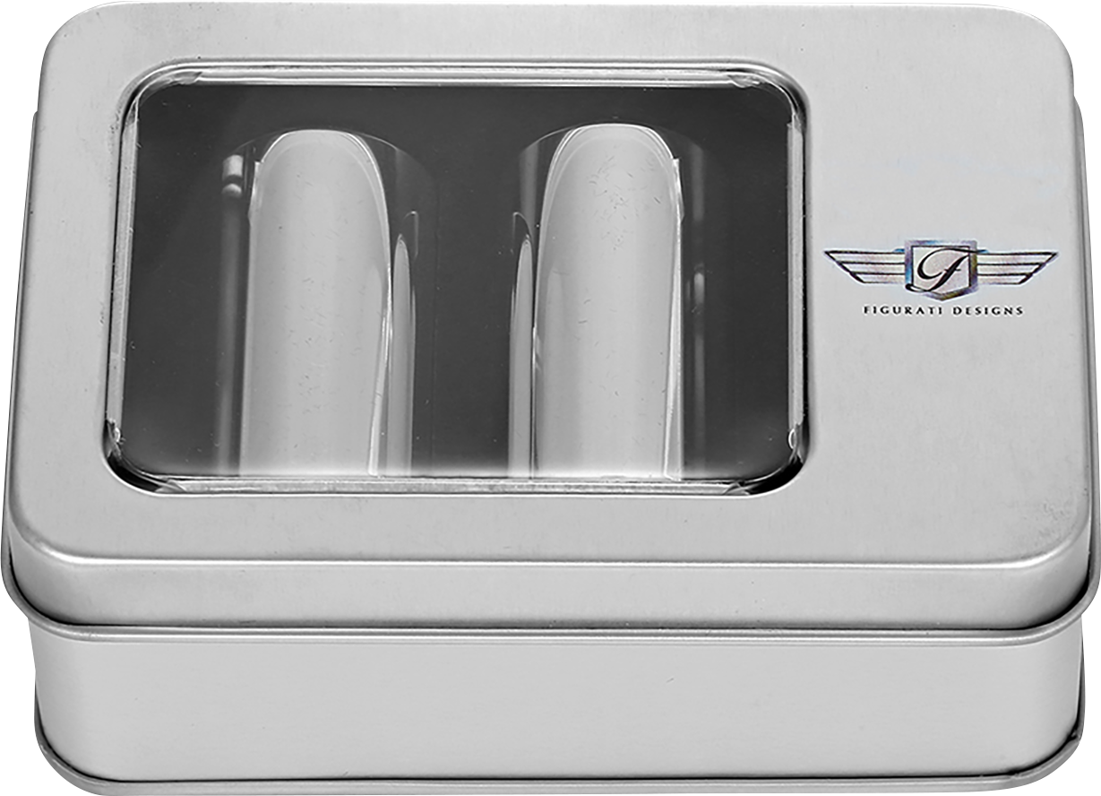 FIGURATI DESIGNS Docking Covers - Long - Silver FD60-DC-2545-SS