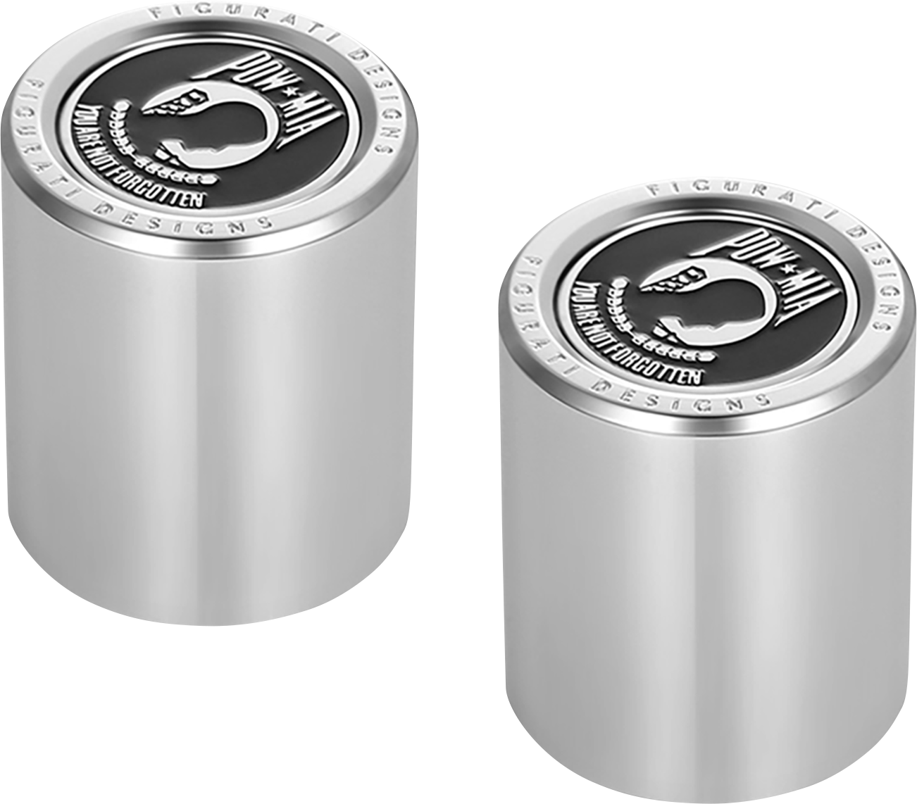 FIGURATI DESIGNS Docking Covers - POW MIA - Short - Silver FD50-DC-2530-SS