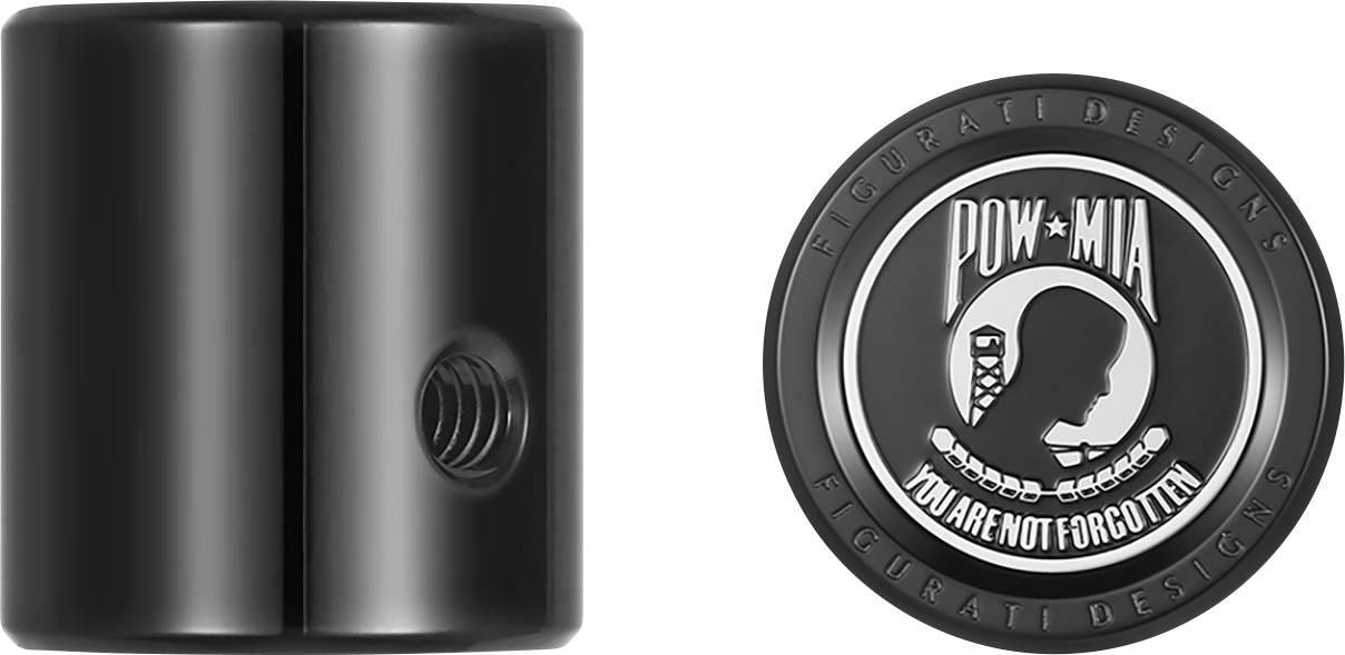FIGURATI DESIGNS Heel-Toe Shifter Cover - POW MIA - Black FD50-HTSC-BLK