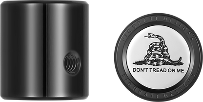 FIGURATI DESIGNS Heel-Toe Shifter Cover - Don't Tread On Me - Black FD40-HTSC-BLK