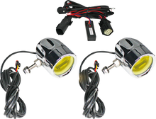 CUSTOM DYNAMICS Fog Light - Chrome - Yellow Lens PB-FOG-BCM-YC